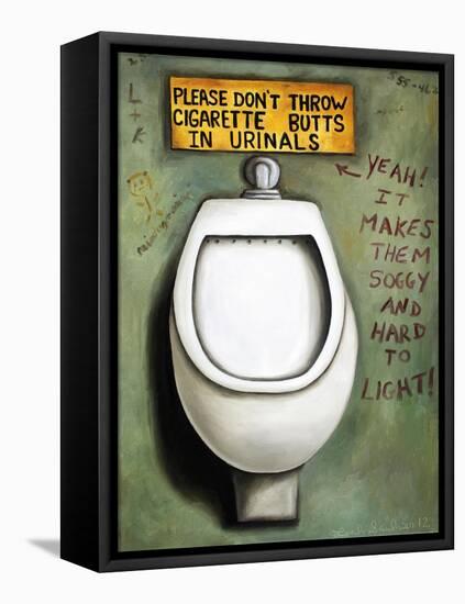 Urinal-Leah Saulnier-Framed Premier Image Canvas