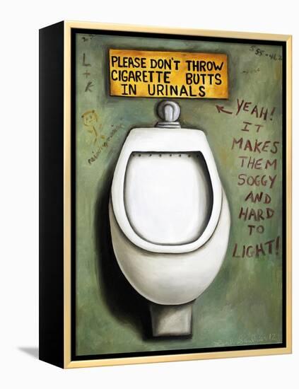 Urinal-Leah Saulnier-Framed Premier Image Canvas