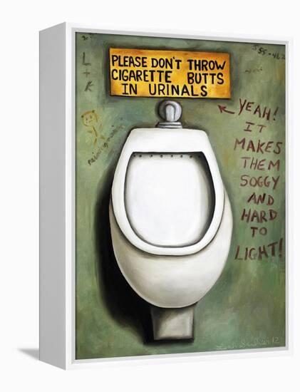 Urinal-Leah Saulnier-Framed Premier Image Canvas