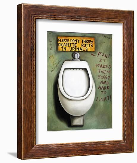 Urinal-Leah Saulnier-Framed Premium Giclee Print