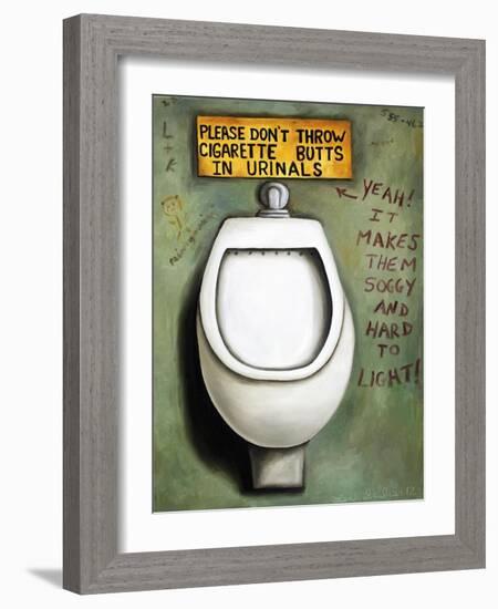 Urinal-Leah Saulnier-Framed Giclee Print