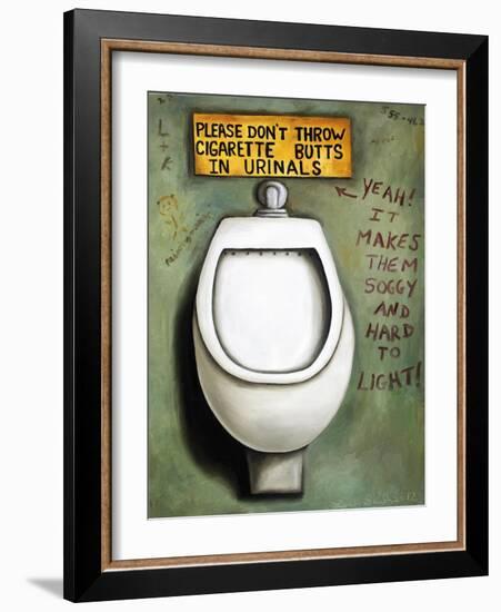 Urinal-Leah Saulnier-Framed Giclee Print