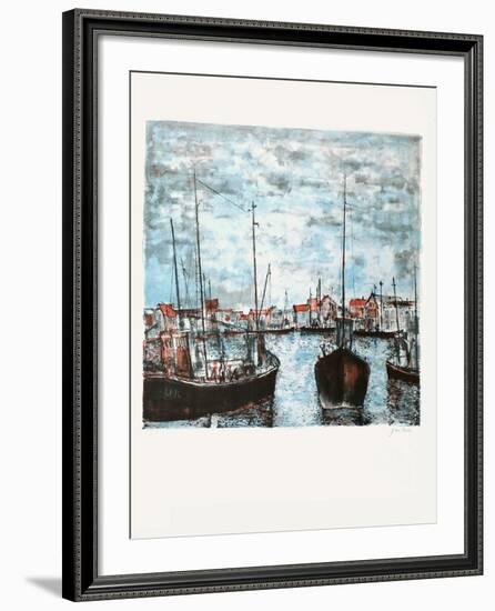 Urk (Hollande) Temps Gris-Bernard Gantner-Framed Limited Edition