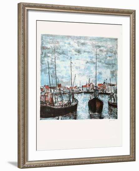 Urk (Hollande) Temps Gris-Bernard Gantner-Framed Limited Edition