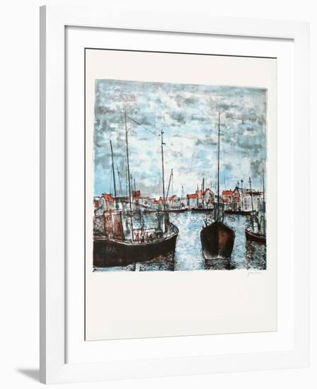 Urk (Hollande) Temps Gris-Bernard Gantner-Framed Limited Edition