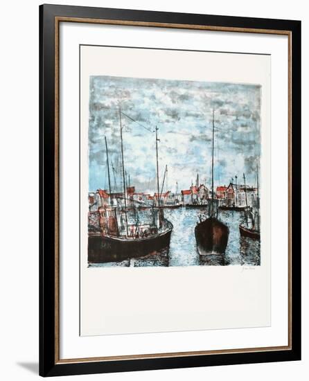 Urk (Hollande) Temps Gris-Bernard Gantner-Framed Limited Edition