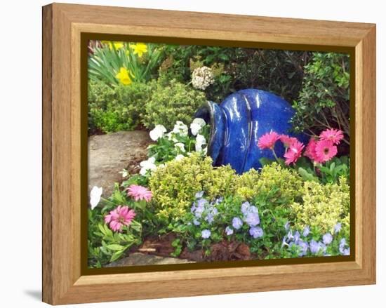 Urn & Flowers-Herb Dickinson-Framed Premier Image Canvas