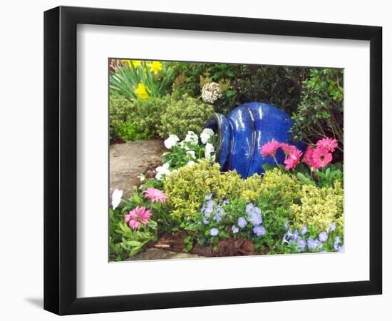 Urn & Flowers-Herb Dickinson-Framed Photographic Print