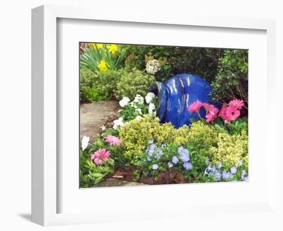 Urn & Flowers-Herb Dickinson-Framed Photographic Print