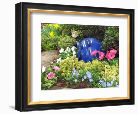 Urn & Flowers-Herb Dickinson-Framed Photographic Print