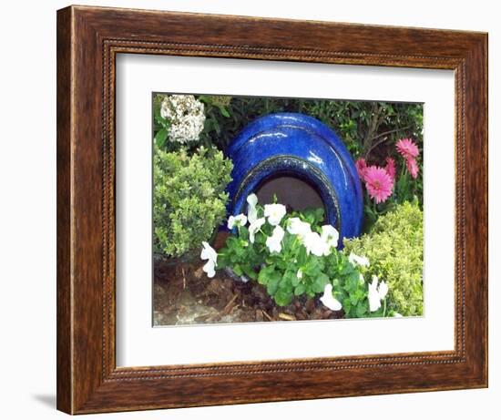 Urn & Spring Flowers-Herb Dickinson-Framed Photographic Print