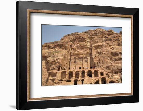 Urn Tomb, Royal Tombs, Petra, Jordan, Middle East-Richard Maschmeyer-Framed Photographic Print