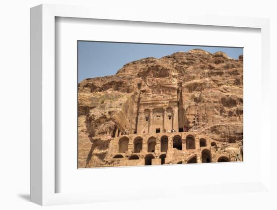 Urn Tomb, Royal Tombs, Petra, Jordan, Middle East-Richard Maschmeyer-Framed Photographic Print