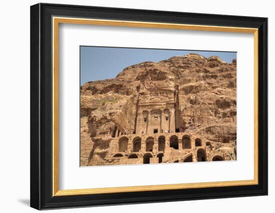 Urn Tomb, Royal Tombs, Petra, Jordan, Middle East-Richard Maschmeyer-Framed Photographic Print