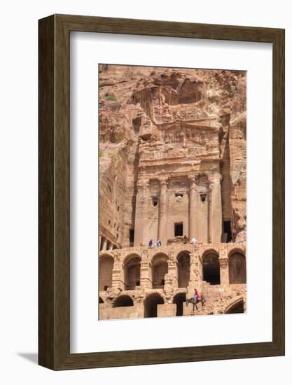 Urn Tomb, Royal Tombs, Petra, Jordan, Middle East-Richard Maschmeyer-Framed Photographic Print