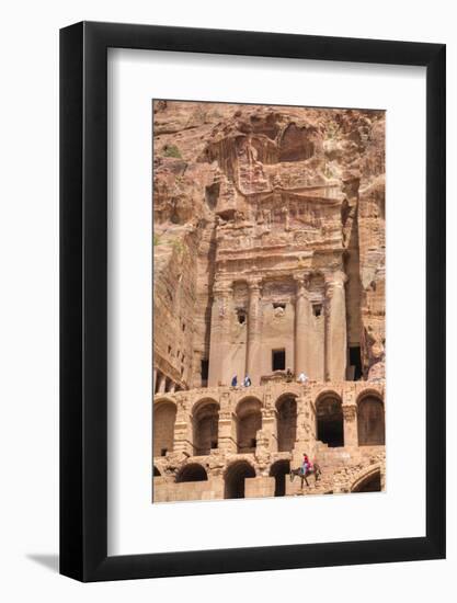 Urn Tomb, Royal Tombs, Petra, Jordan, Middle East-Richard Maschmeyer-Framed Photographic Print