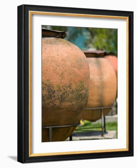 Urns in Archeological Park, Constanta, Romania-Russell Young-Framed Photographic Print