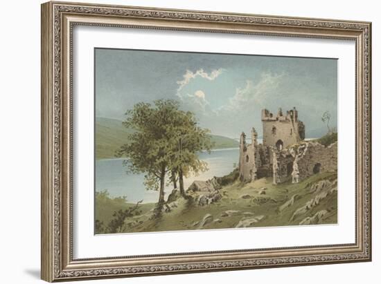 Urquhart Castle - Loch Ness-English School-Framed Giclee Print