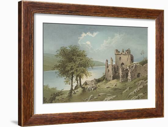 Urquhart Castle - Loch Ness-English School-Framed Giclee Print
