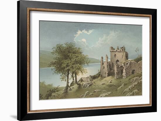 Urquhart Castle - Loch Ness-English School-Framed Giclee Print