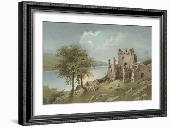 Urquhart Castle - Loch Ness-English School-Framed Giclee Print