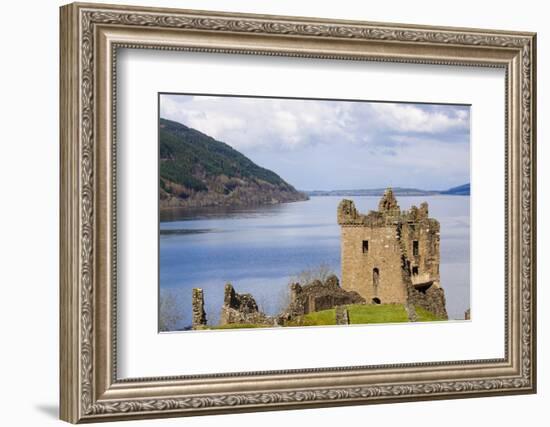 Urquhart Castle on Loch Ness in Scotland the Home of the Clan Grant, and the Place of the Most Sigh-photographhunter-Framed Photographic Print