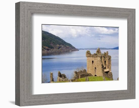 Urquhart Castle on Loch Ness in Scotland the Home of the Clan Grant, and the Place of the Most Sigh-photographhunter-Framed Photographic Print