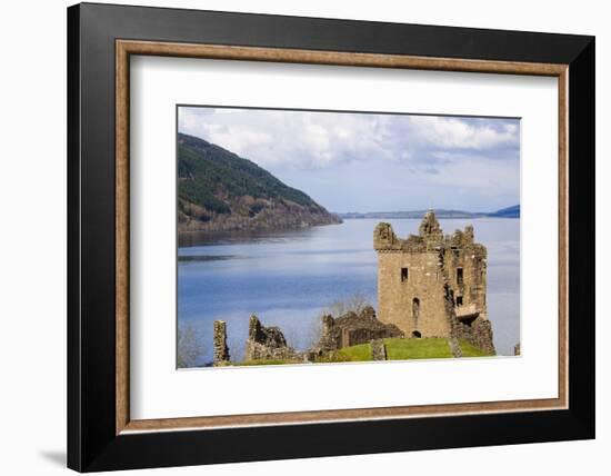 Urquhart Castle on Loch Ness in Scotland the Home of the Clan Grant, and the Place of the Most Sigh-photographhunter-Framed Photographic Print