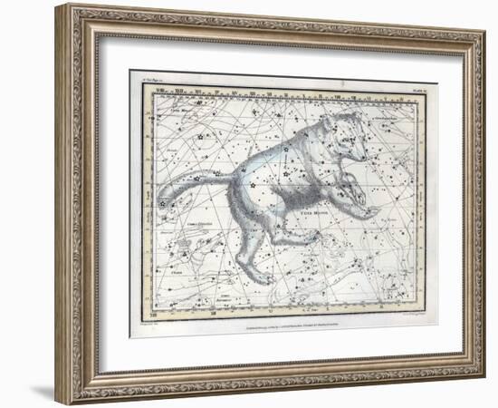 Ursa Major Constellation, 1822-Science Source-Framed Giclee Print