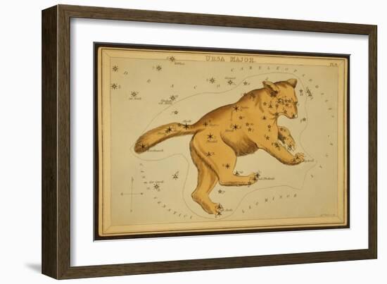 Ursa Major Constellation, 1825-Science Source-Framed Giclee Print