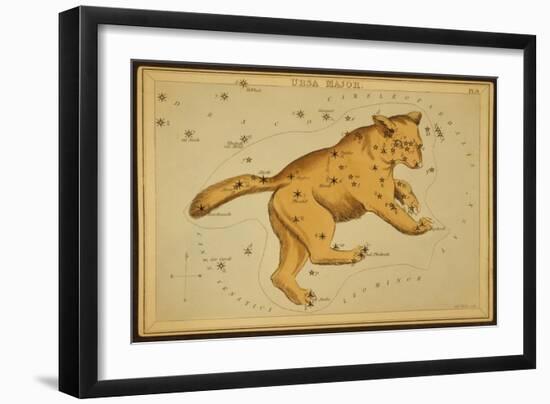 Ursa Major Constellation, 1825-Science Source-Framed Giclee Print