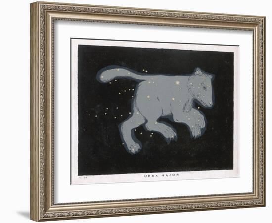 Ursa Major: The Constellation is Composed at First Sight of Seven Conspicuous Stars-Charles F. Bunt-Framed Art Print