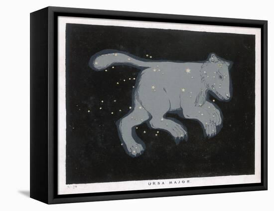 Ursa Major: The Constellation is Composed at First Sight of Seven Conspicuous Stars-Charles F. Bunt-Framed Stretched Canvas