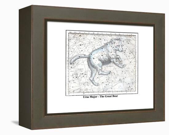 Ursa Major - the Great Bear-Alexander Jamieson-Framed Stretched Canvas