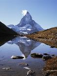The Matterhorn Reflected in Grindjilake, Switzerland-Ursula Gahwiler-Framed Photographic Print
