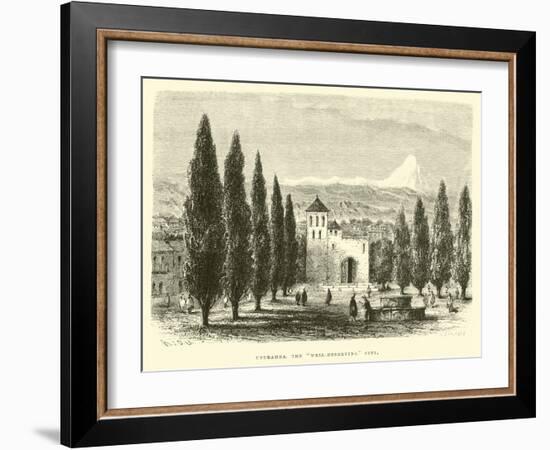 Urubamba, the "Well-Deserving" City-Édouard Riou-Framed Giclee Print