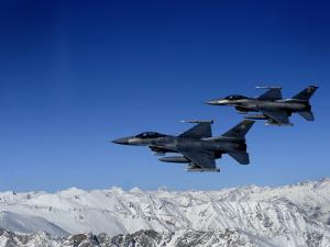 US Air Force F-16 Fighting Falcons Conduct Operations over Eastern Afghanistan
