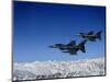 US Air Force F-16 Fighting Falcons Conduct Operations over Eastern Afghanistan-null-Mounted Photographic Print