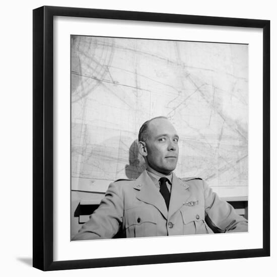 Us Air Force Lieutenant Colonel David G. Simons known for Project Manhigh Ii. Minneapolis, 1957-Yale Joel-Framed Photographic Print