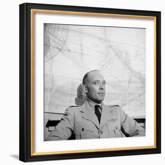 Us Air Force Lieutenant Colonel David G. Simons known for Project Manhigh Ii. Minneapolis, 1957-Yale Joel-Framed Photographic Print