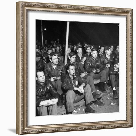 US Air Force's Paramushiru Raiders During WWII-Dmitri Kessel-Framed Photographic Print