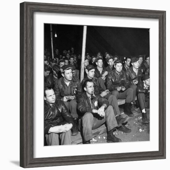 US Air Force's Paramushiru Raiders During WWII-Dmitri Kessel-Framed Photographic Print