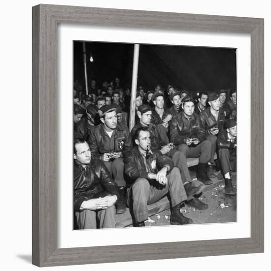 US Air Force's Paramushiru Raiders During WWII-Dmitri Kessel-Framed Photographic Print