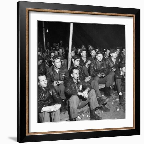 US Air Force's Paramushiru Raiders During WWII-Dmitri Kessel-Framed Photographic Print