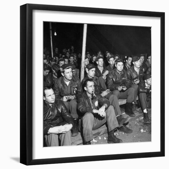 US Air Force's Paramushiru Raiders During WWII-Dmitri Kessel-Framed Photographic Print