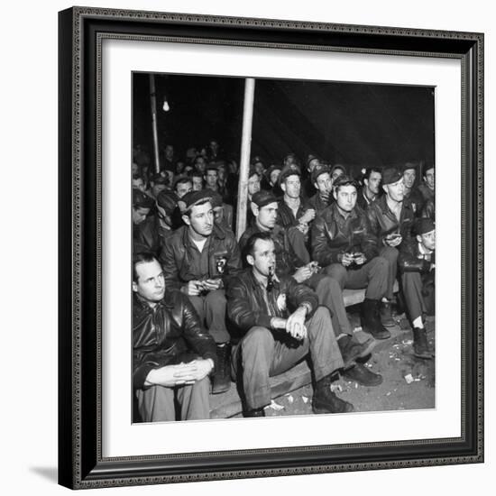 US Air Force's Paramushiru Raiders During WWII-Dmitri Kessel-Framed Photographic Print