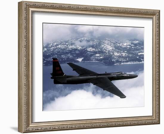 US Air Force U-2 High-Altitude Reconnaissance Aircraft-null-Framed Photo