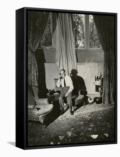 Us Ambassador Laurice A. Steinhardt Amid Wreckage at Moscow Embassy's July 23 Bombing, 1941-Margaret Bourke-White-Framed Premier Image Canvas