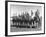 US and Mexico Polo Team Members Posing on Horseback-null-Framed Photographic Print