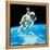 US Astronaut Bruce Mccandless Conducting Space Walk During Challenger IV Space Shuttle Mission-null-Framed Premier Image Canvas